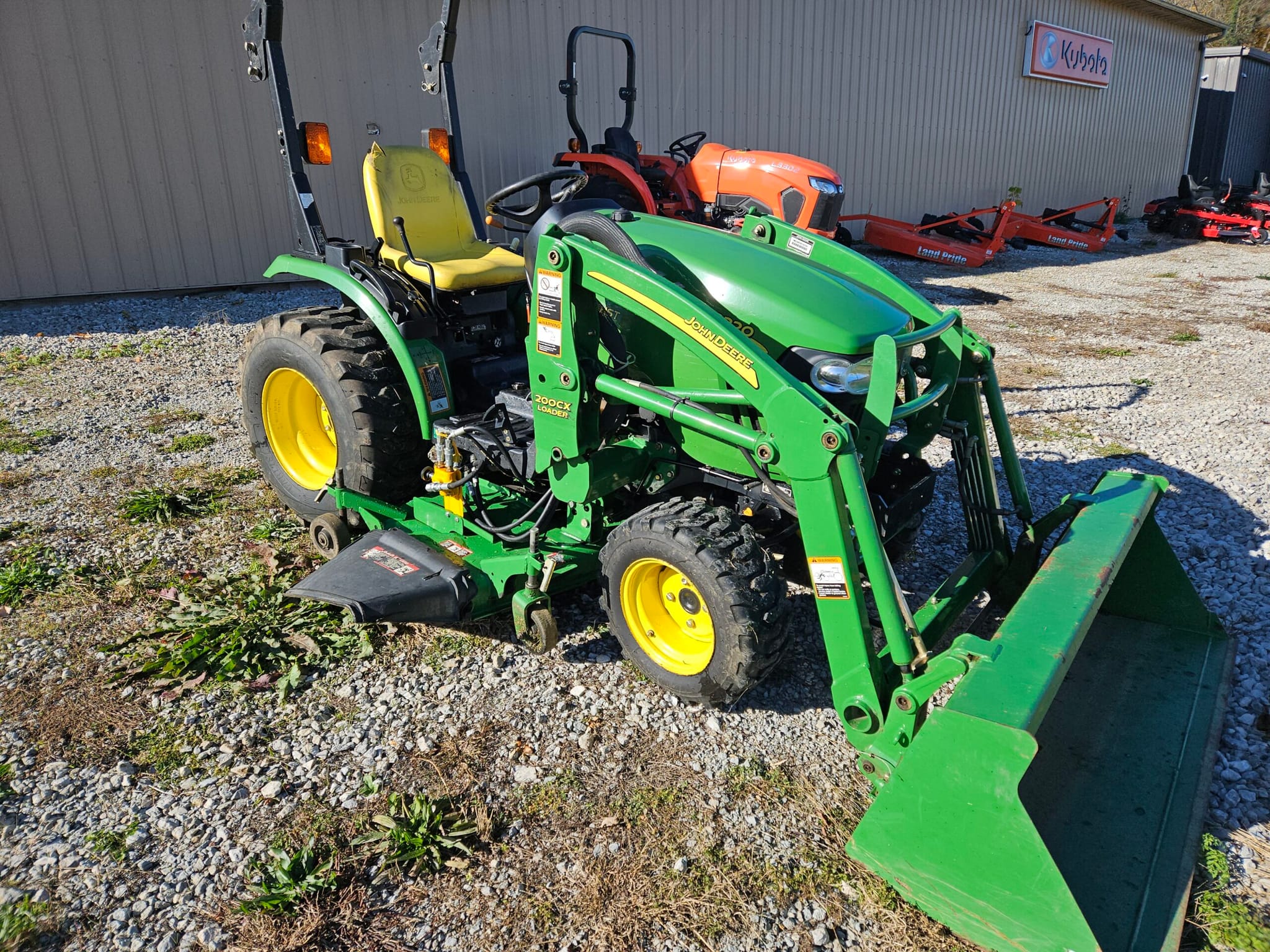 John Deere 2320 with Loader and Mower